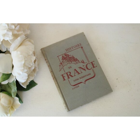 Vintage 1910s Book, Ernest Lavisse 'Histoire de France" Published by D.C Heath - Picture 1 of 10